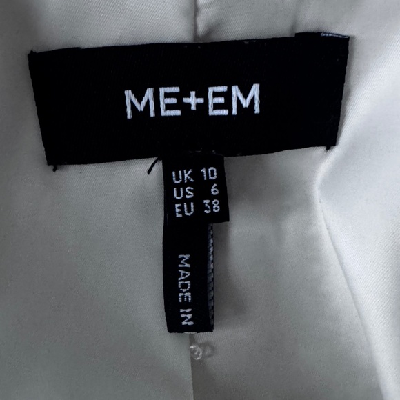 Me+Em Cream Tweed Bomber Jacket - Picture 4 of 7